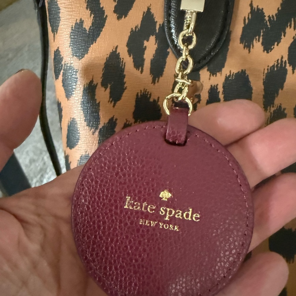 Kate Spade Animal Print Tote - Black and Tan - Picture 9 of 15